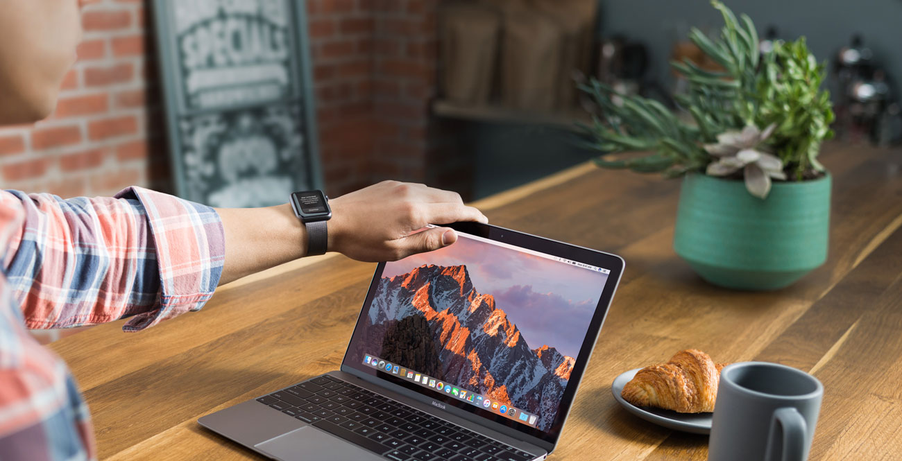 macOS Sierra op een bureau